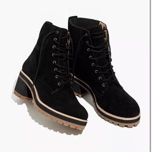 NWOT Madewell The Lorelei Lace-Up Boot | Size 9